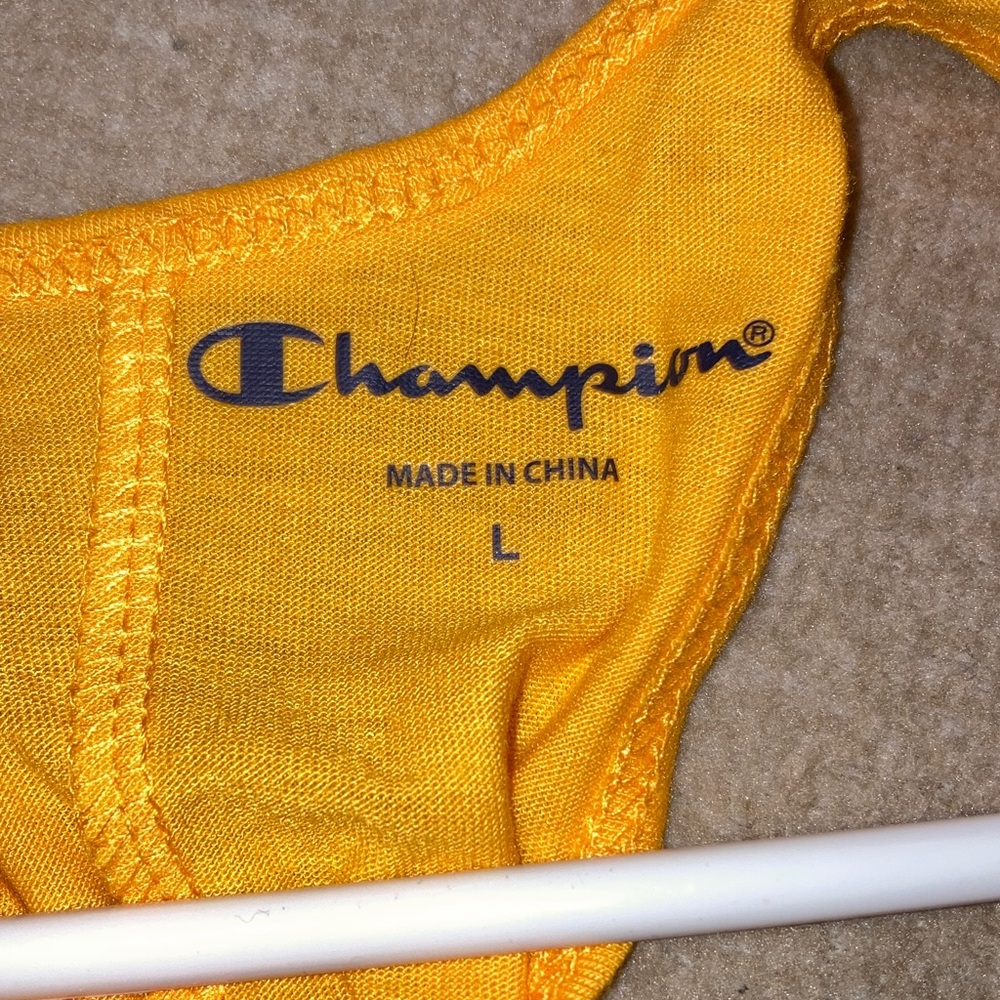 Champion Women's Yellow Iowa Tank Top - Picture 4 of 5